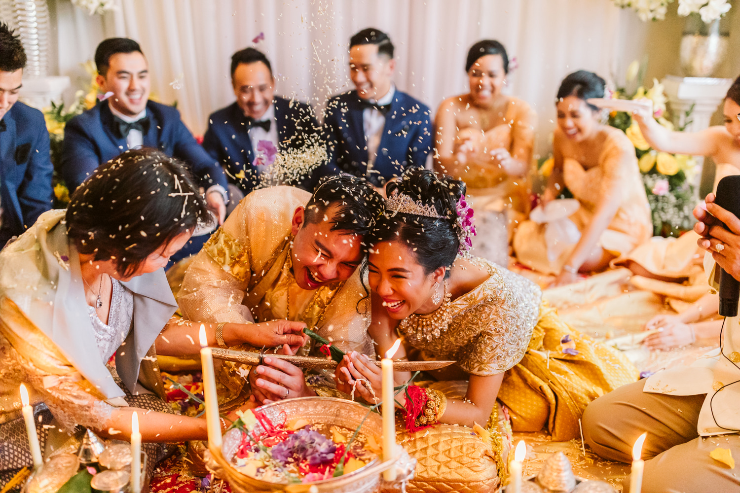 Lao Silk Wedding Dress