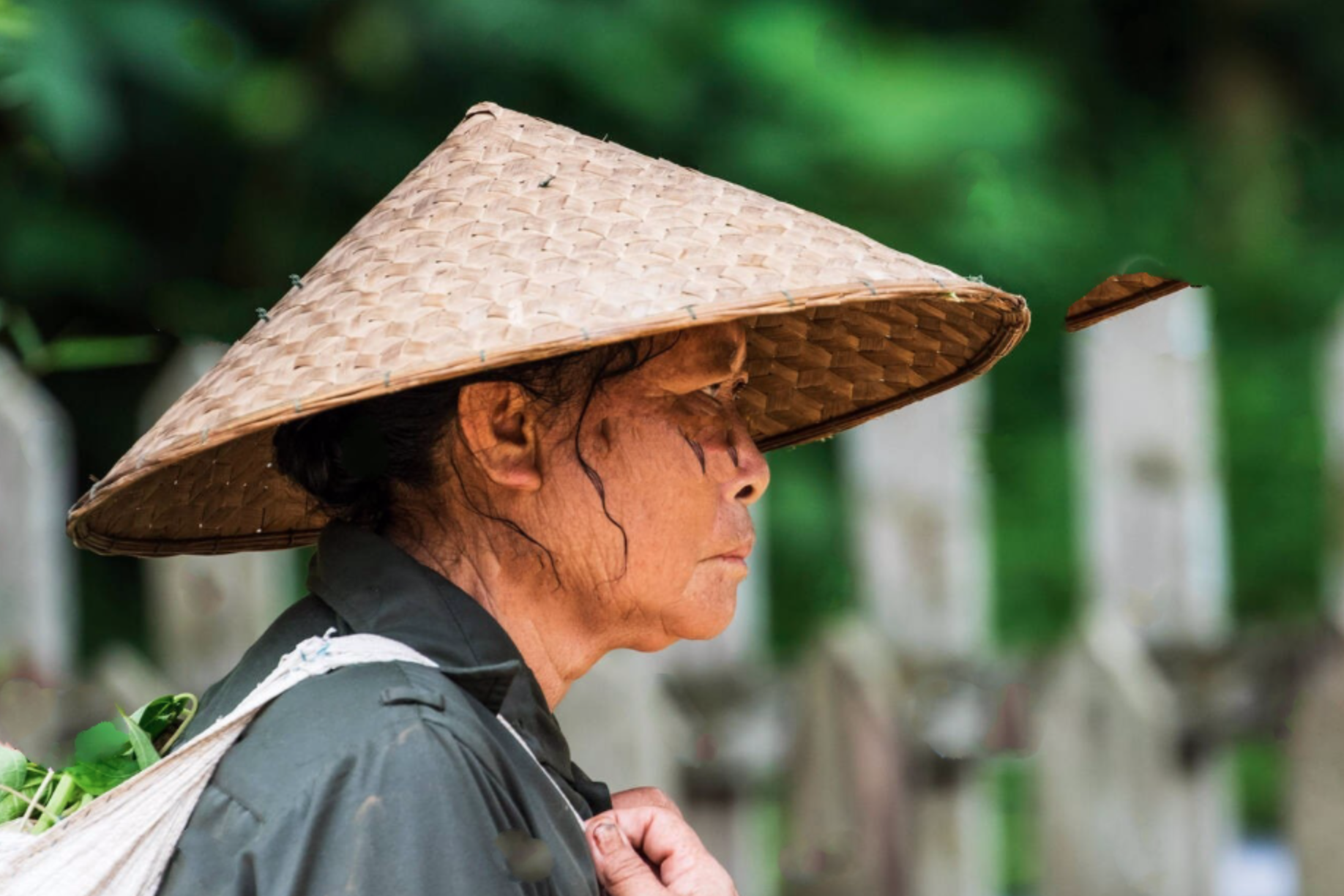 authentic rice hat