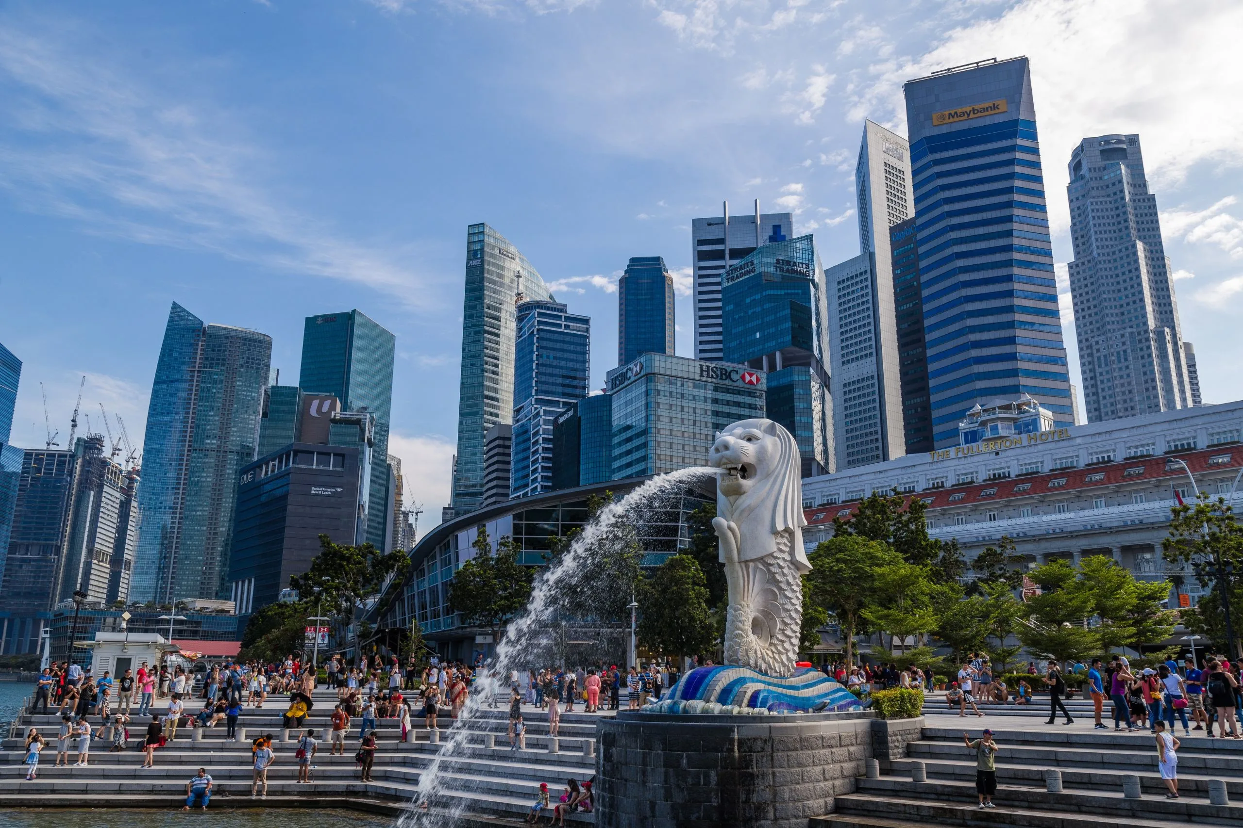 Merlion de Singapour